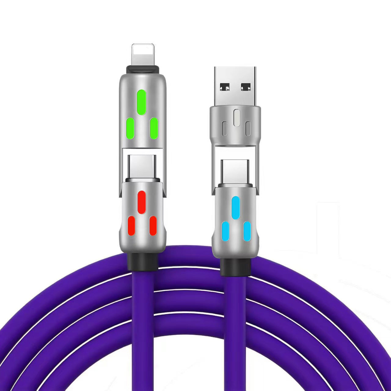 Colorful Breathing Light Fast Charging Data Cable