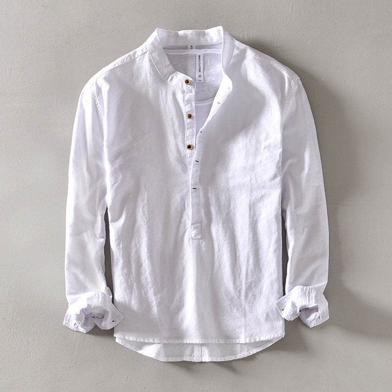 Men's Casual Stand Collar Shirt