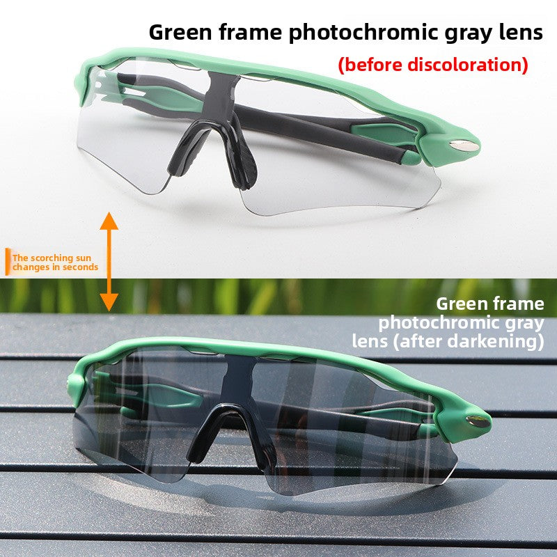 TR90 Sports Riding Sunglasses UV400 Protection Half Frame