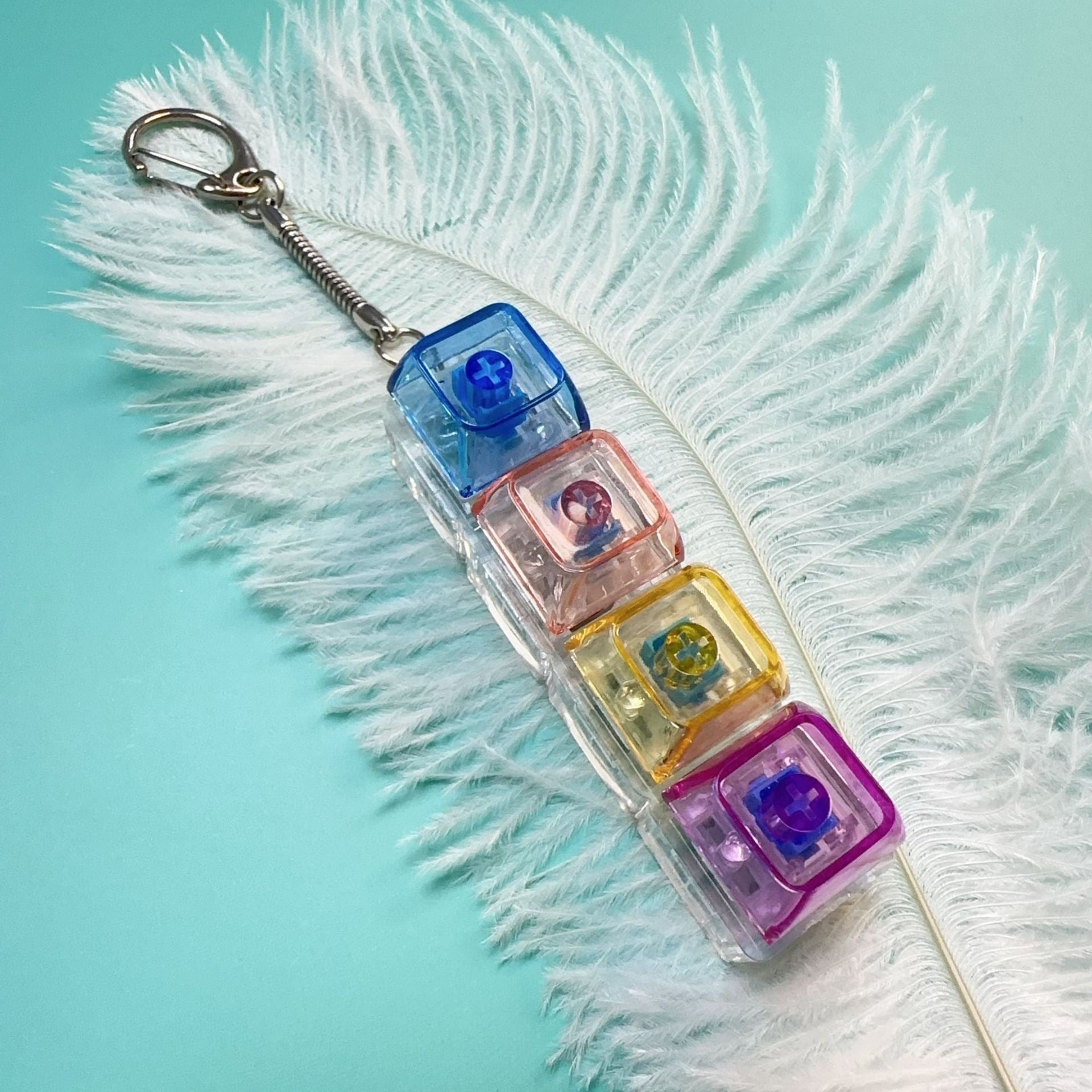 LED Illuminated Squeeze Stress Relief Keyboard Toy