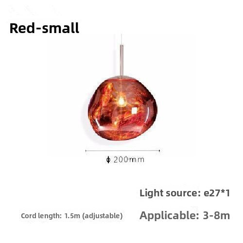 Glass chandelier