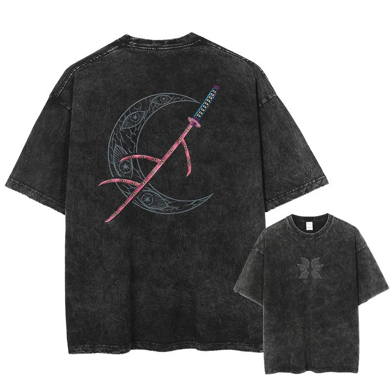 Demon Slayer Anime Printed Cotton T-Shirt