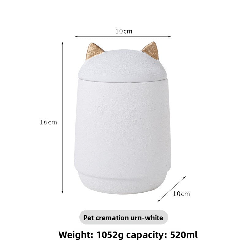 Cat and dog urn cremation ashes storage altar