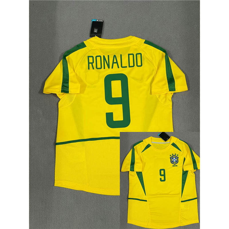 Vintage Retro Soccer Jerseys - Premium Cotton-Modal Blend Classic Football Kits, Ronaldo, Kaká, Beckham Legendary Player Editions (S-XXL)
