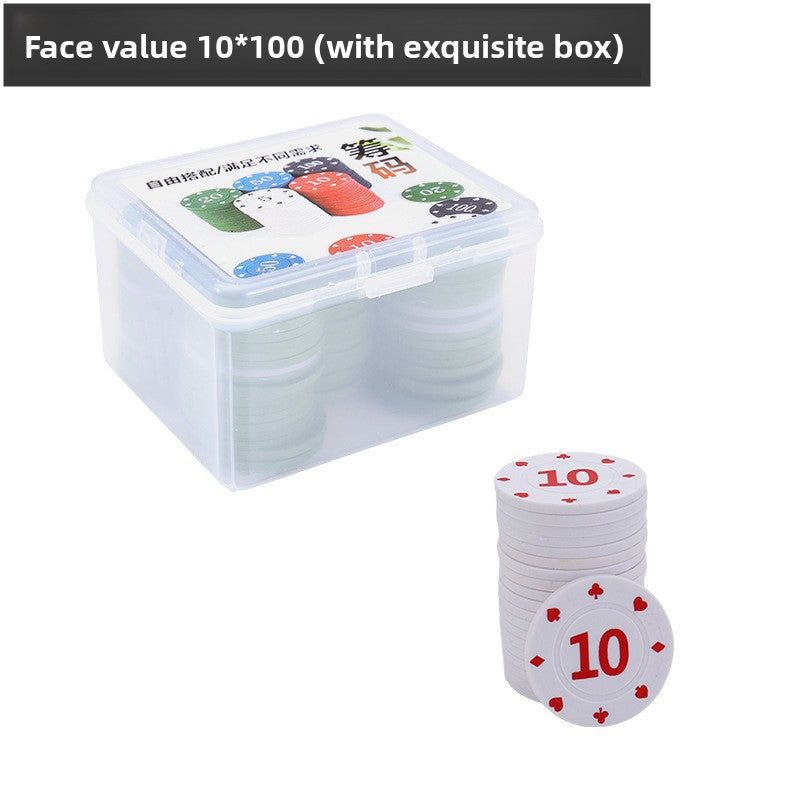 Plastic Poker Chips for Card Games