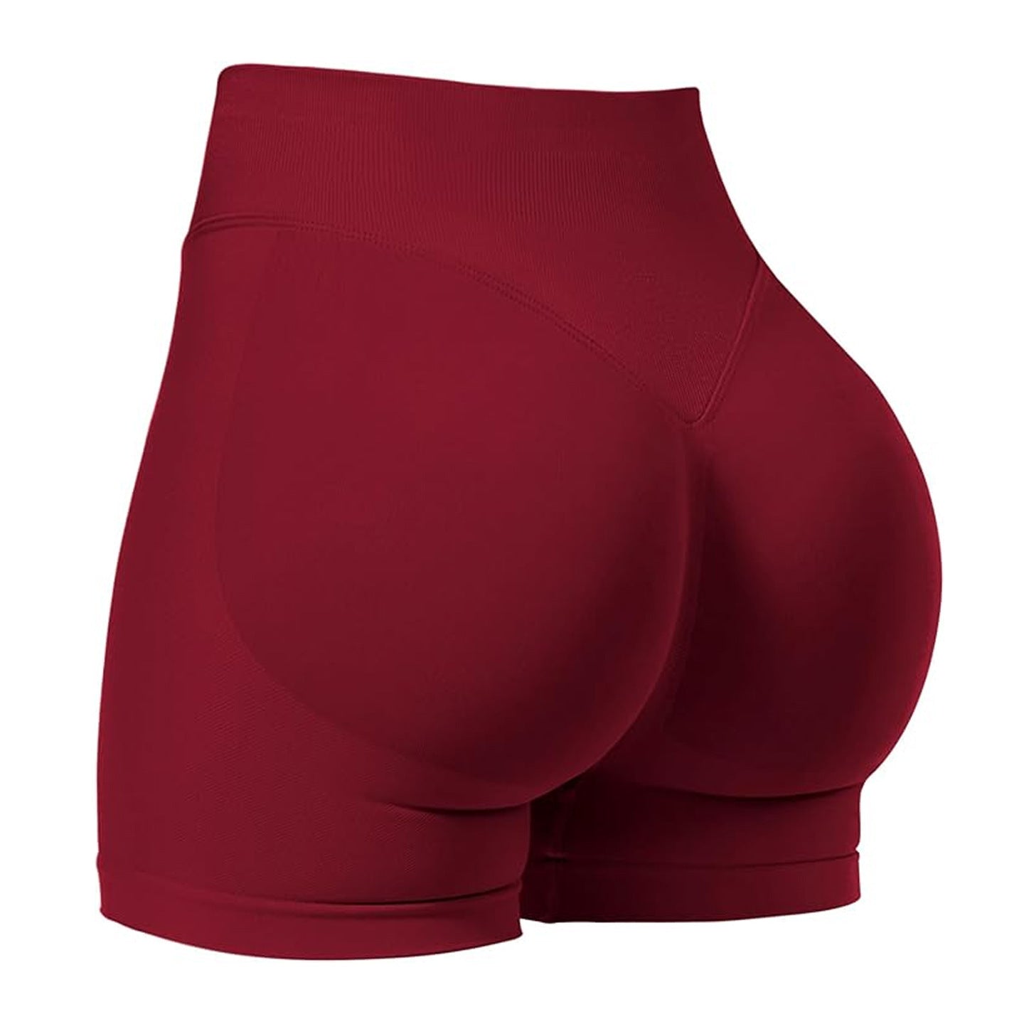 Womens High-Waisted Seamless Yoga Shorts