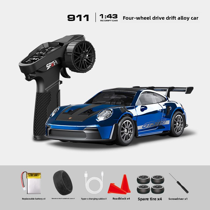 Alloy High-Speed ??Four-Wheel Drive Drift Remote Control Car