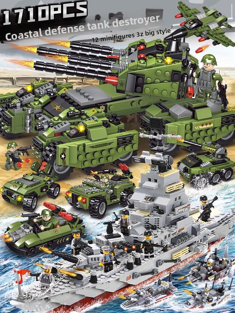 Military Tank Building Blocks Set
