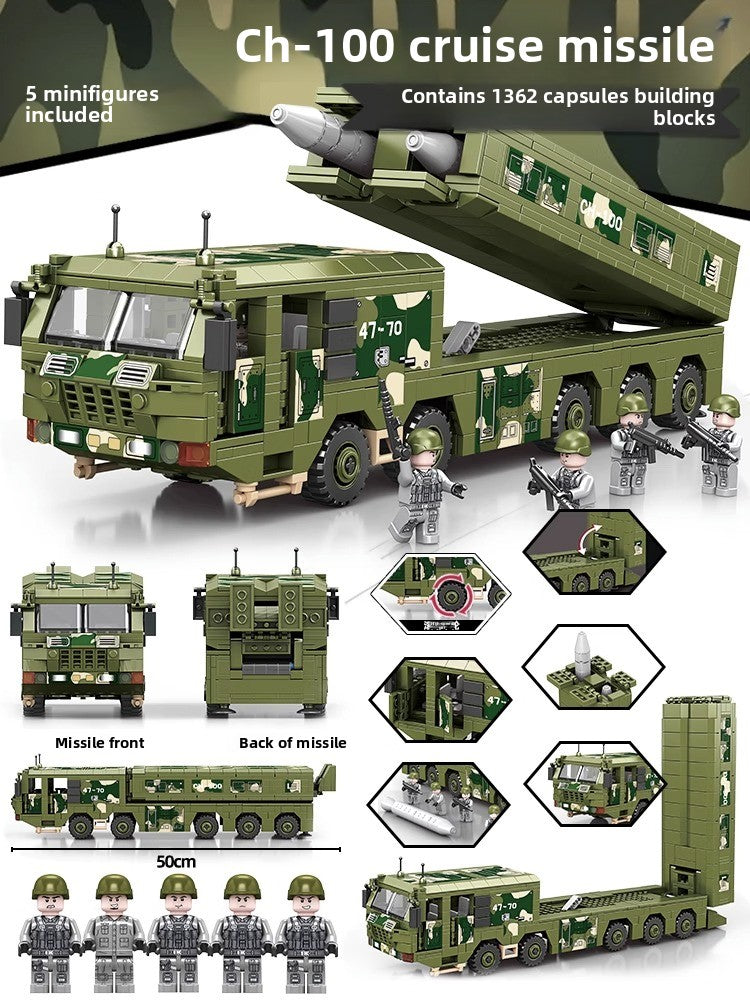 Military Tank Building Blocks Set