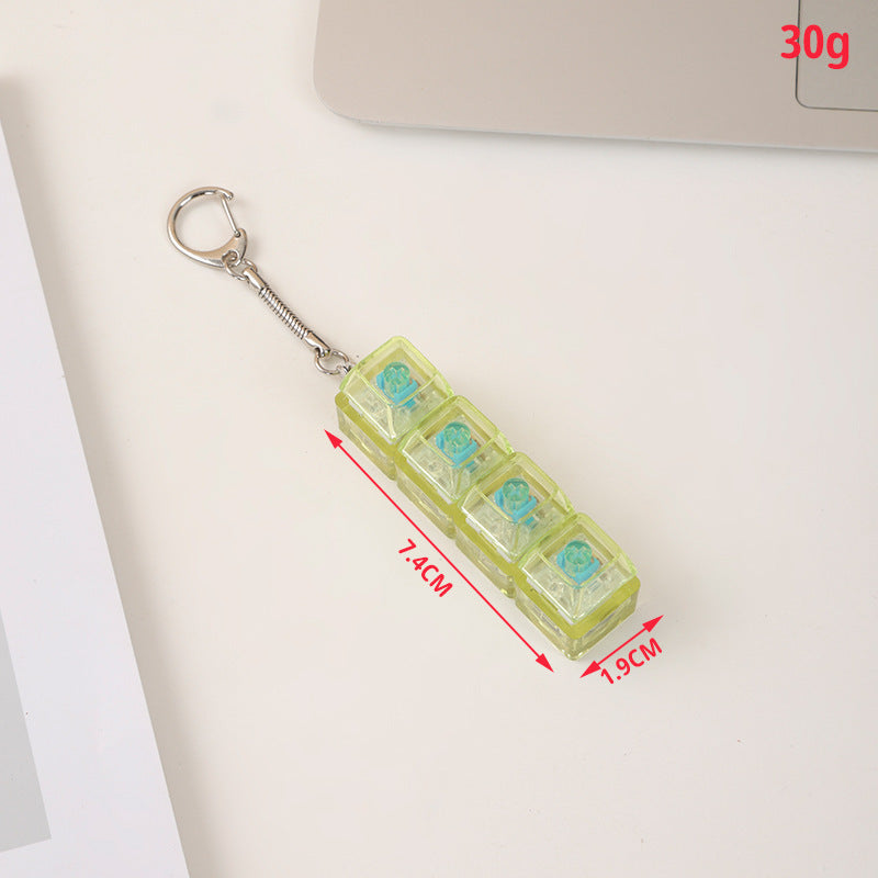 LED Illuminated Squeeze Stress Relief Keyboard Toy