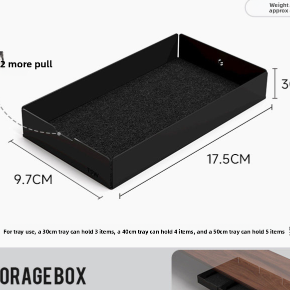Computer Desktop Storage Pad Elevated