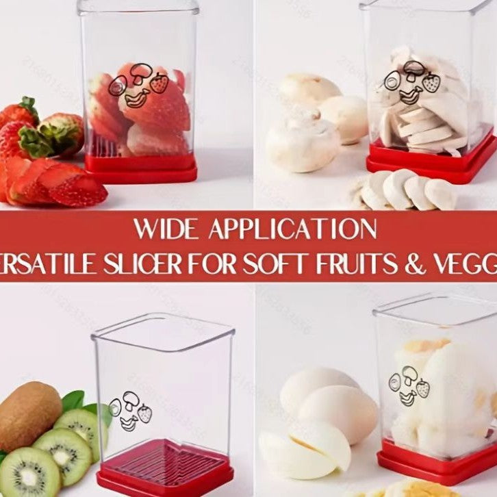 Manual Rapid Fruit & Vegetable Slicer | 304 Stainless steel Multi-Cutter