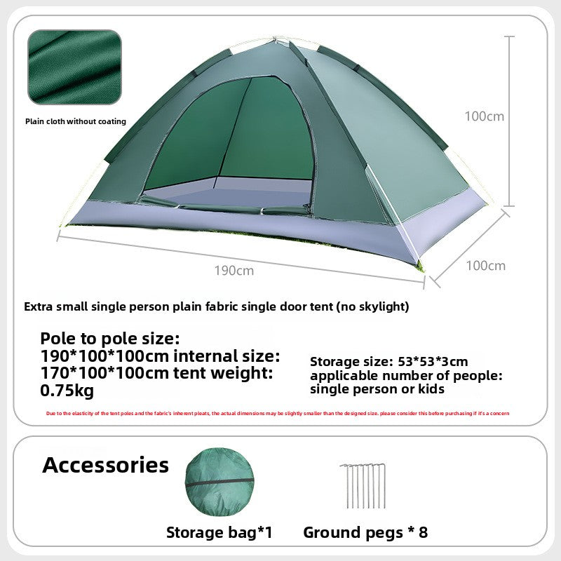 Automatic Quick Open Lightweight Camping Tent