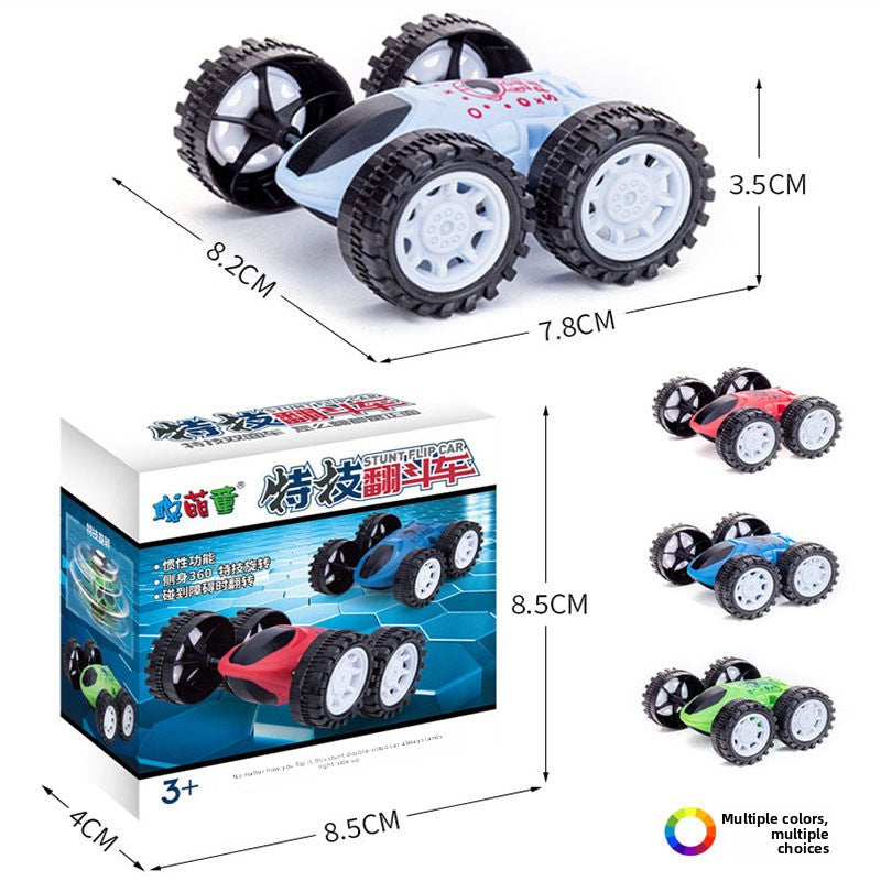 Inertial double-sided dump truck