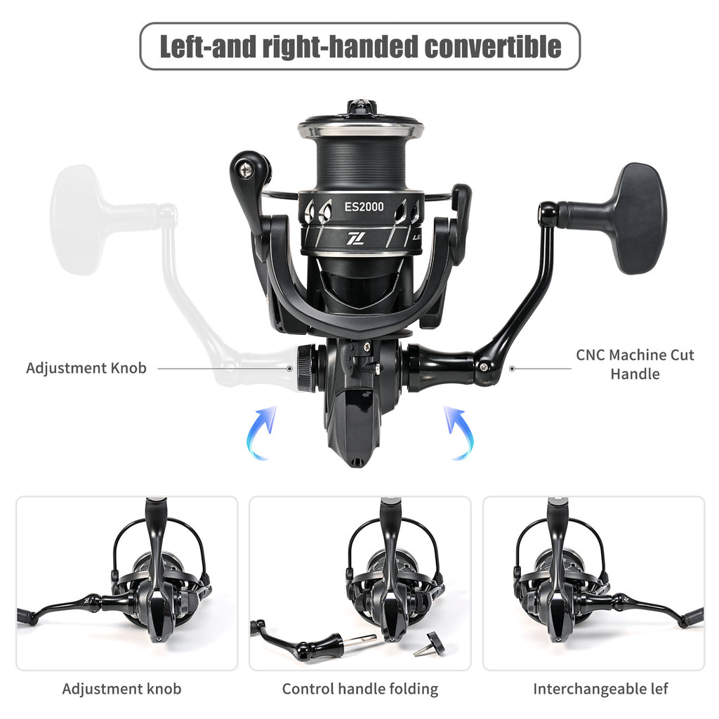 LEO Spinning Fishing Reel ES Series Saltwater Freshwater Fishing Gear