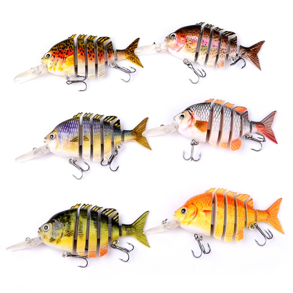 Hard Plastic Multi-Joint Fishing Lure