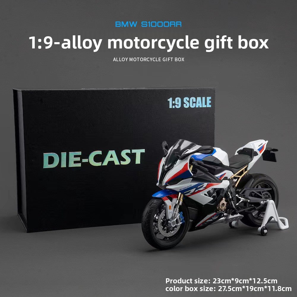 Simulation alloy motorcycle model