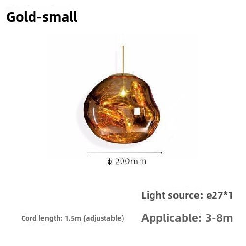 Glass chandelier