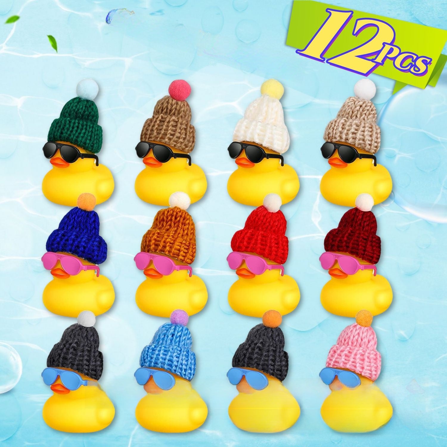 Cool skateboard rubber duck children's water play ducklings