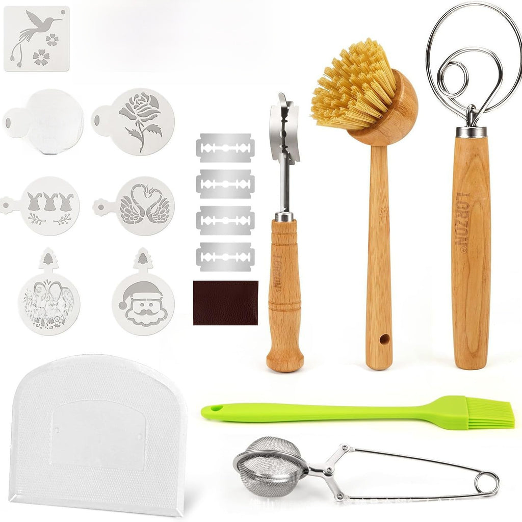 Rattan Bread Fermentation Basket Baking Tools Set