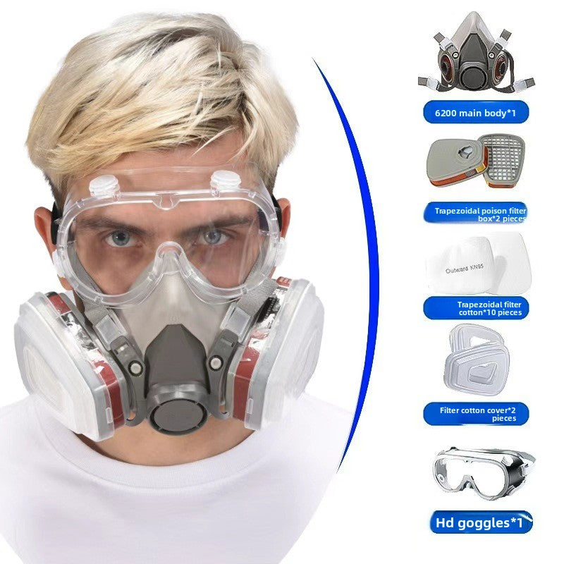 Silicone Gas Mask for Toxic Fume Protection