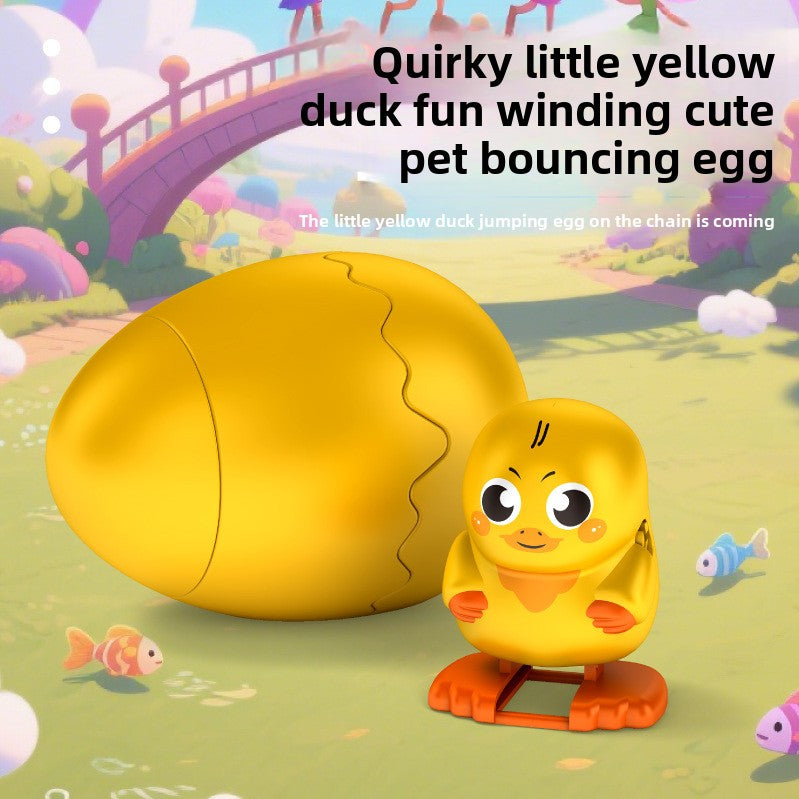 Creative Wind-Up Hatching Egg Animal Toy