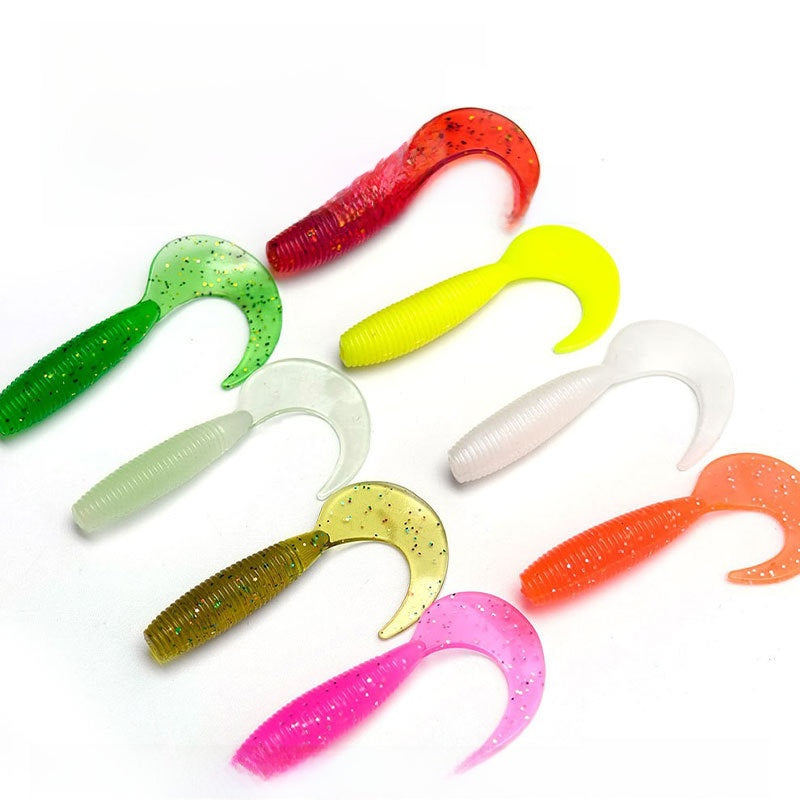 Spiral Tail Soft Fishing Bait