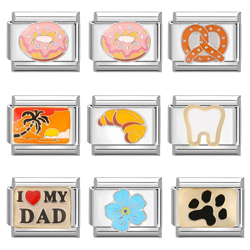 DIY Cartoon Food Charms for Bracelets