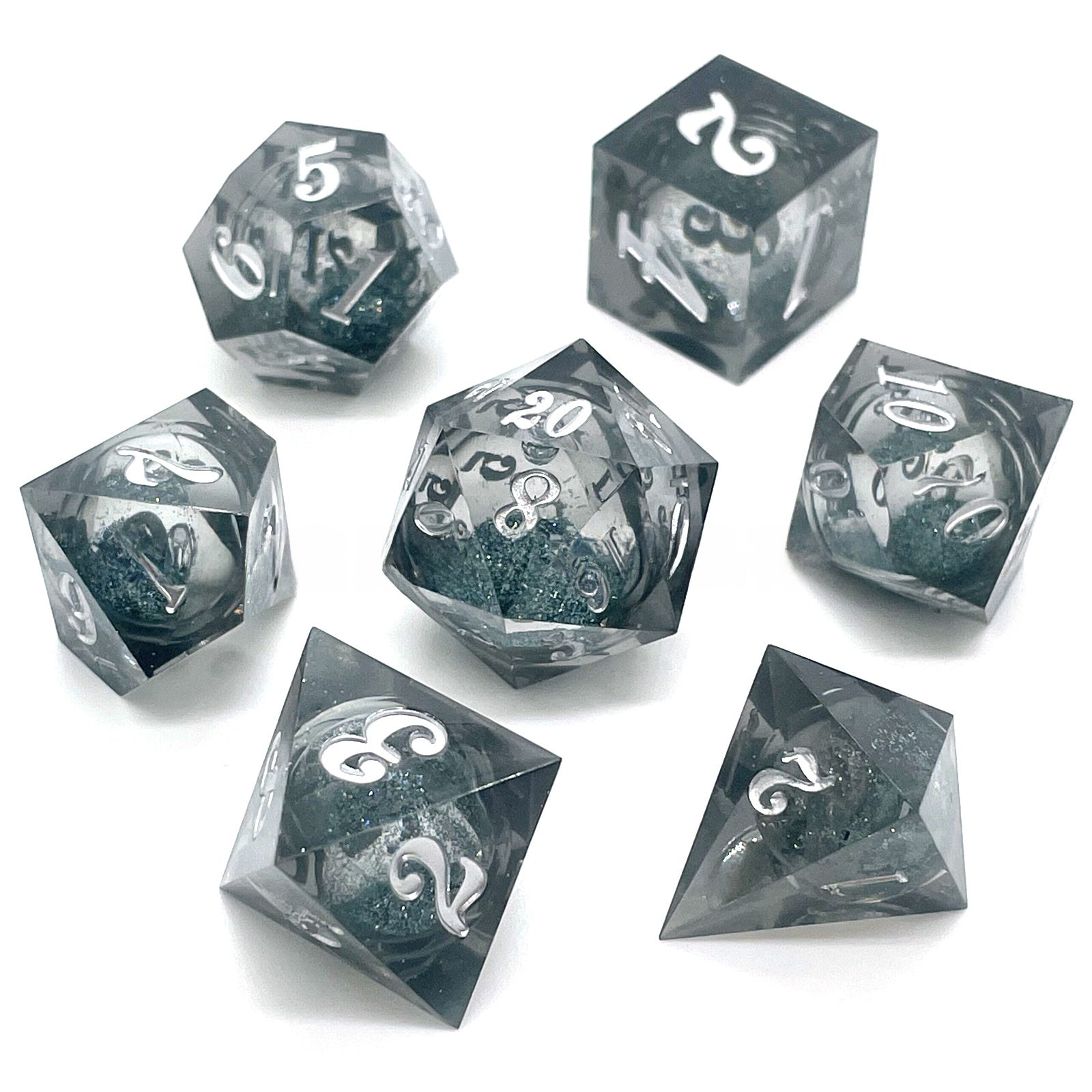 Liquid Core Sharp Edge Resin Dice