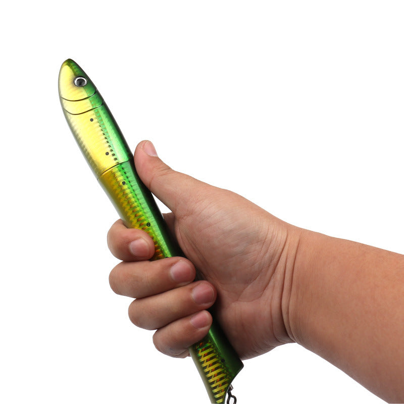 Portable Fish Shaped Telescopic Fishing Rod Combo