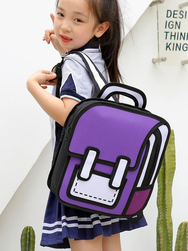 Anime 3D Multifunctional Children School Backpack