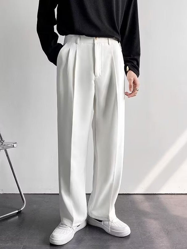 Men's Straight Leg Casual Trousers