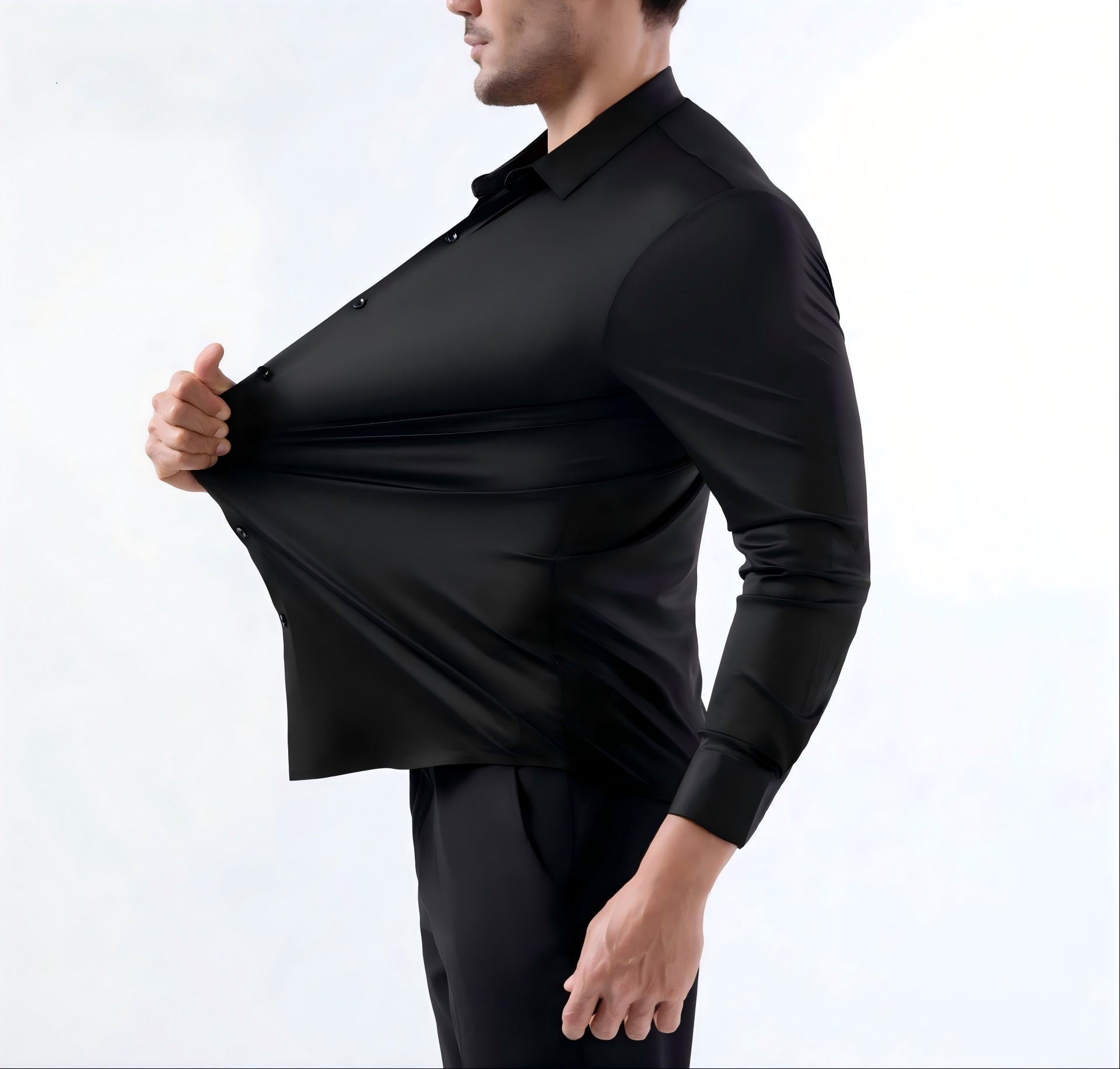 Stretch Wrinkle Resistant Mens Shirt