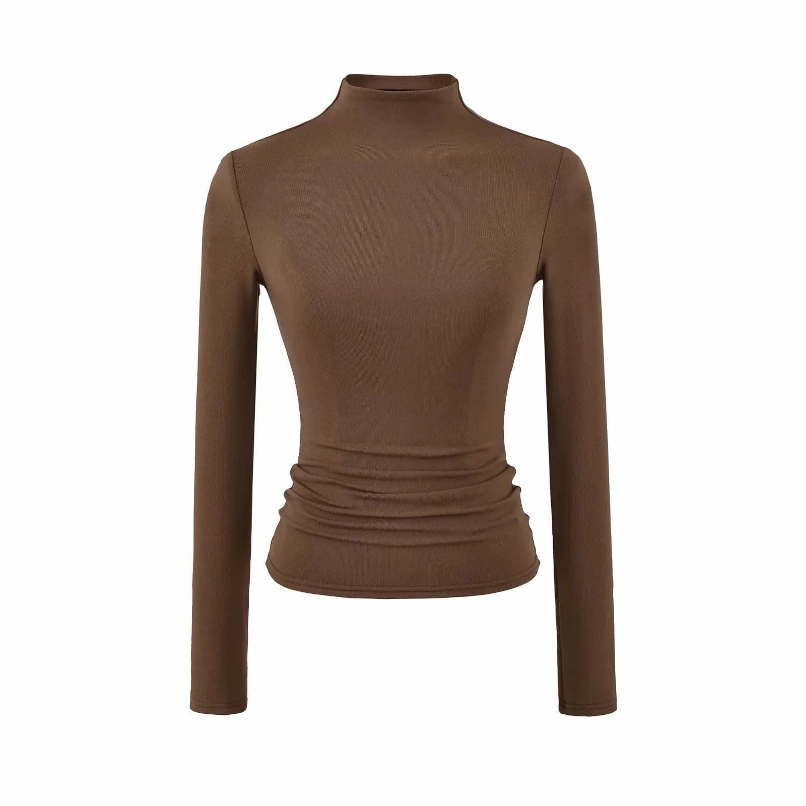Women's Slim Fit Long Sleeve Turtleneck Shirt