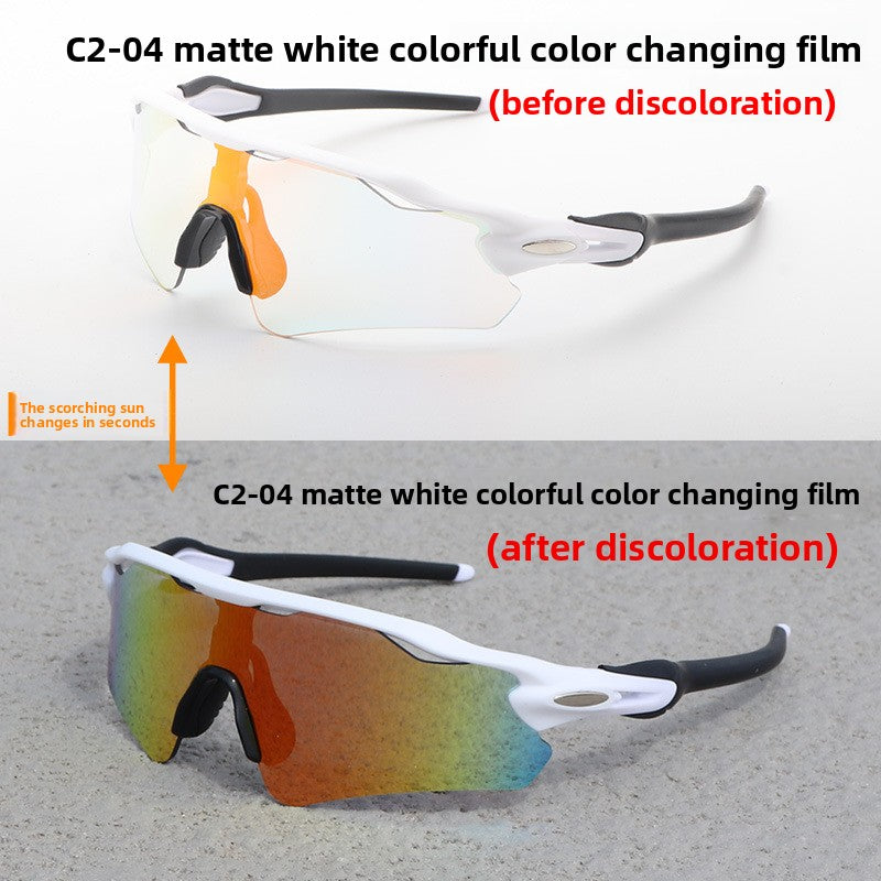 TR90 Sports Riding Sunglasses UV400 Protection Half Frame
