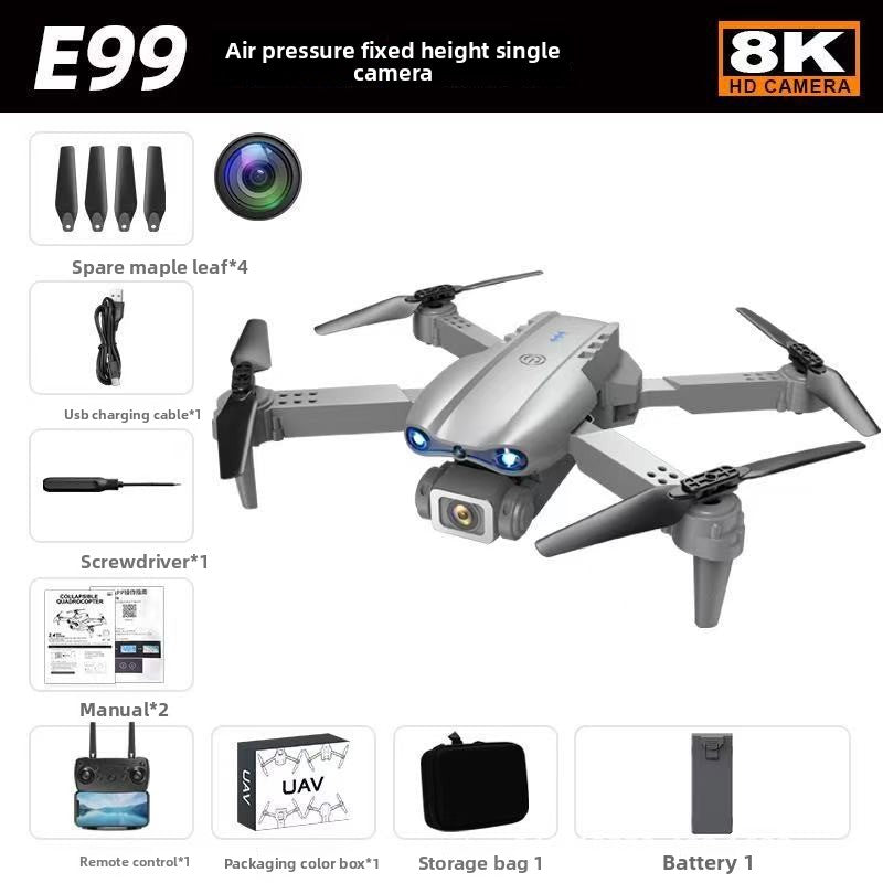 Drone with Dual Camera 4K HD Foldable RC Aircraft