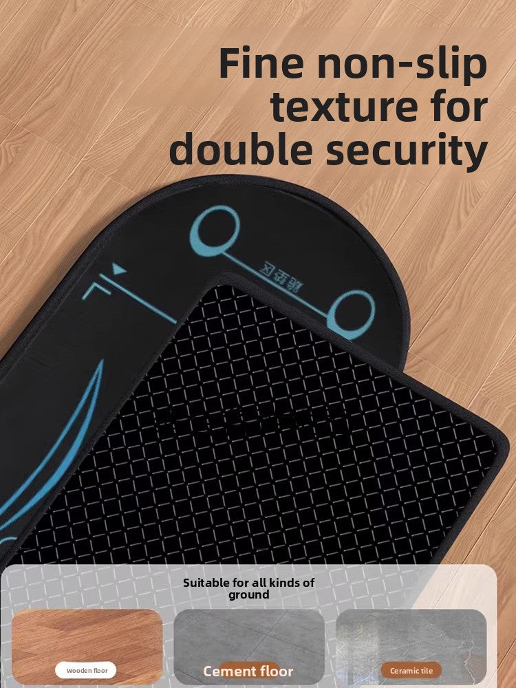 Abdominal Wheel Exercise Mat with Knee Pad