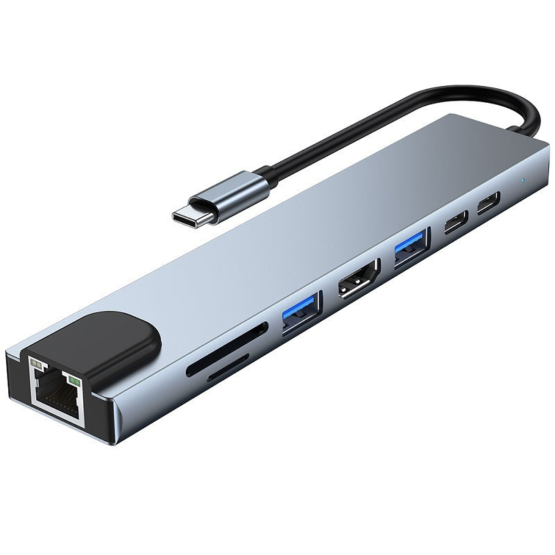 Aero Hub Pro Aluminum USB-C Docking Station | Multi-Port Laptop Expansion Hub