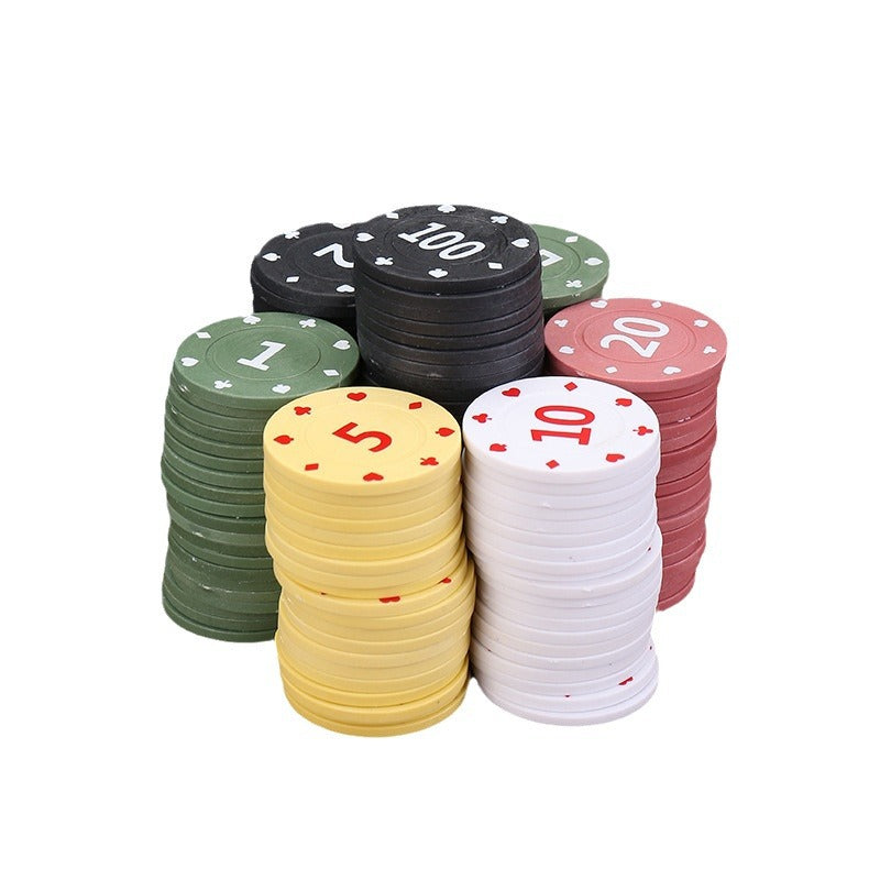 Plastic Poker Chips for Card Games