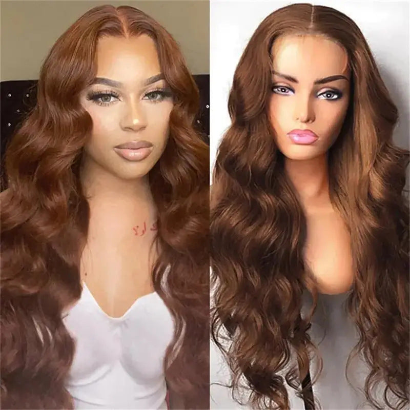 Aero Glam HD Lace Front Long Curly Wig | Heat-Resistant Natural Wave Body Unit