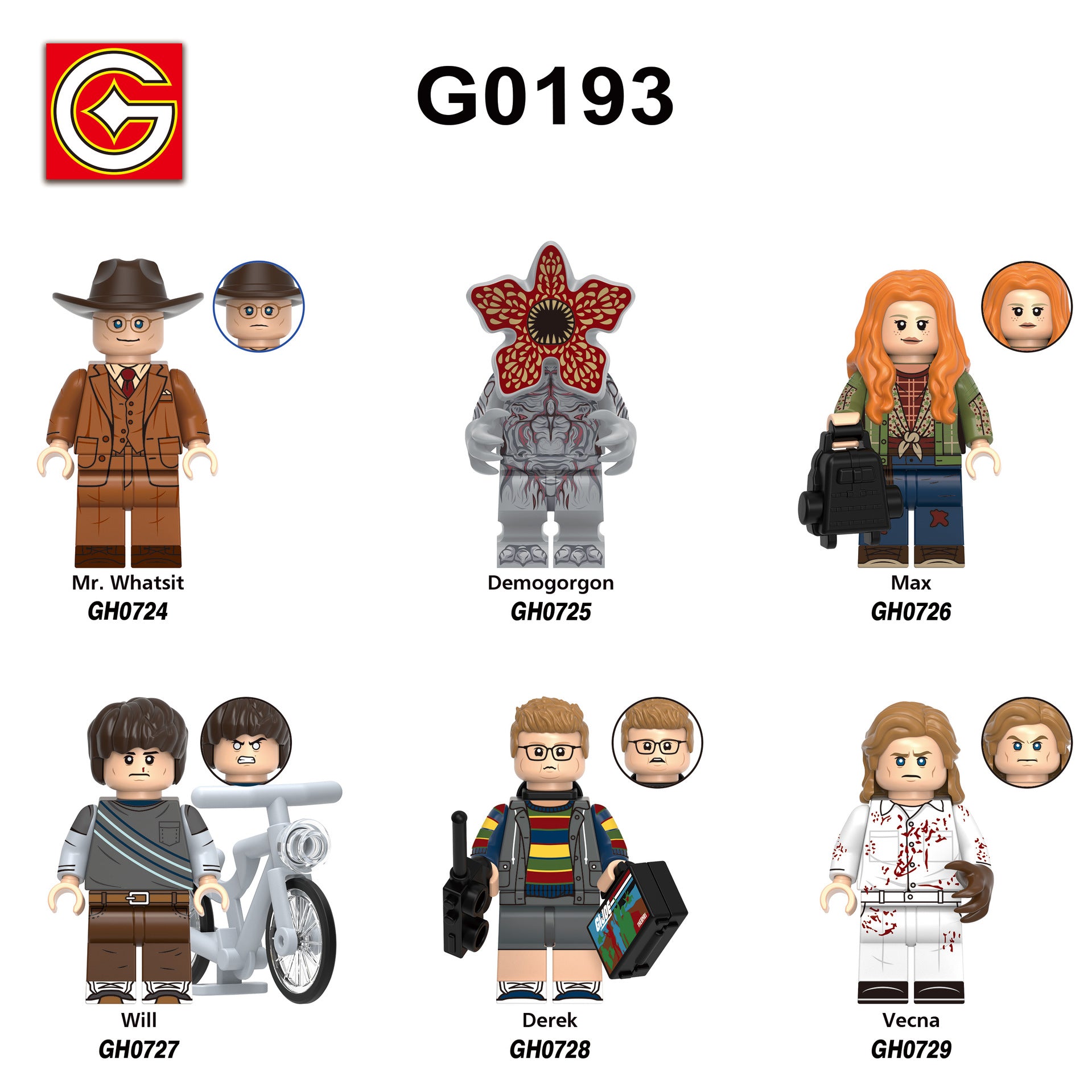 Stranger Things Building Block Figures