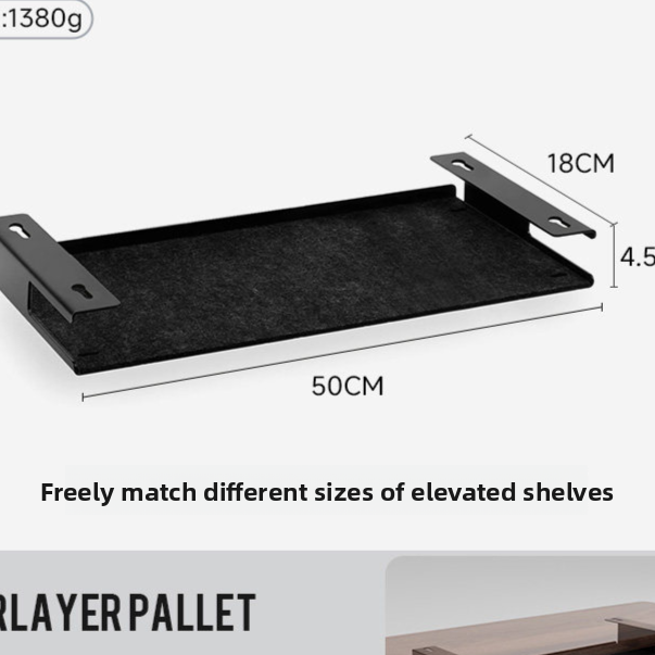 Computer Desktop Storage Pad Elevated