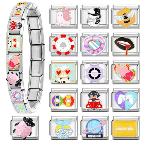"Modular DIY Jewelry Connector Charms for Custom Bracelets"