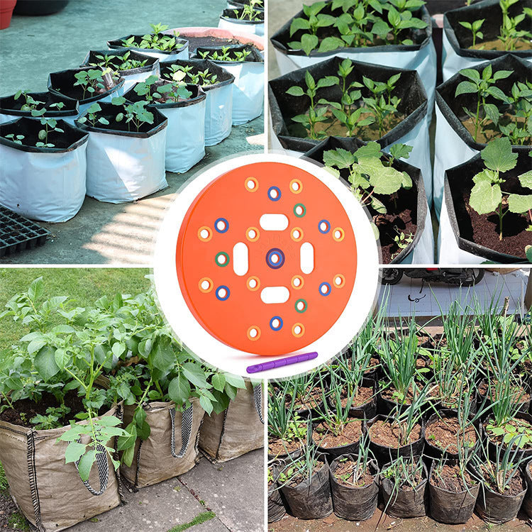 Gardening tools plant planting board