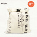 Reusable Beeswax Linen Food Storage Bag