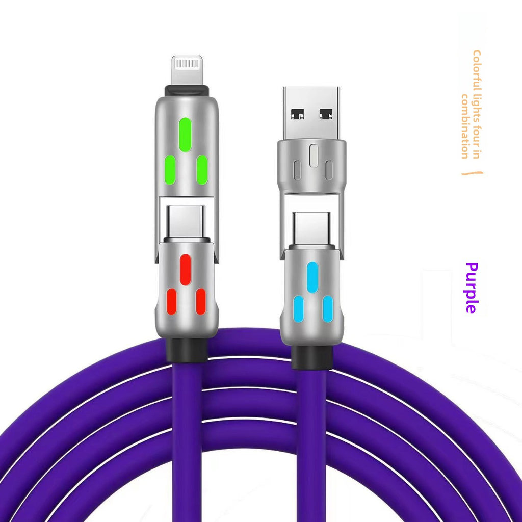 Colorful Breathing Light Fast Charging Data Cable
