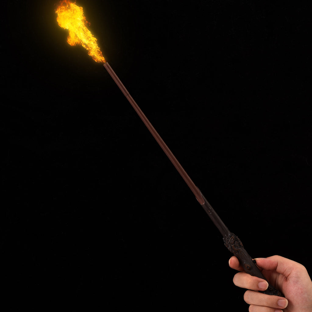 Premium Fire-Shooting Magic Wand Set – Ideal Cosplay Accessory for Wizards and Witches
