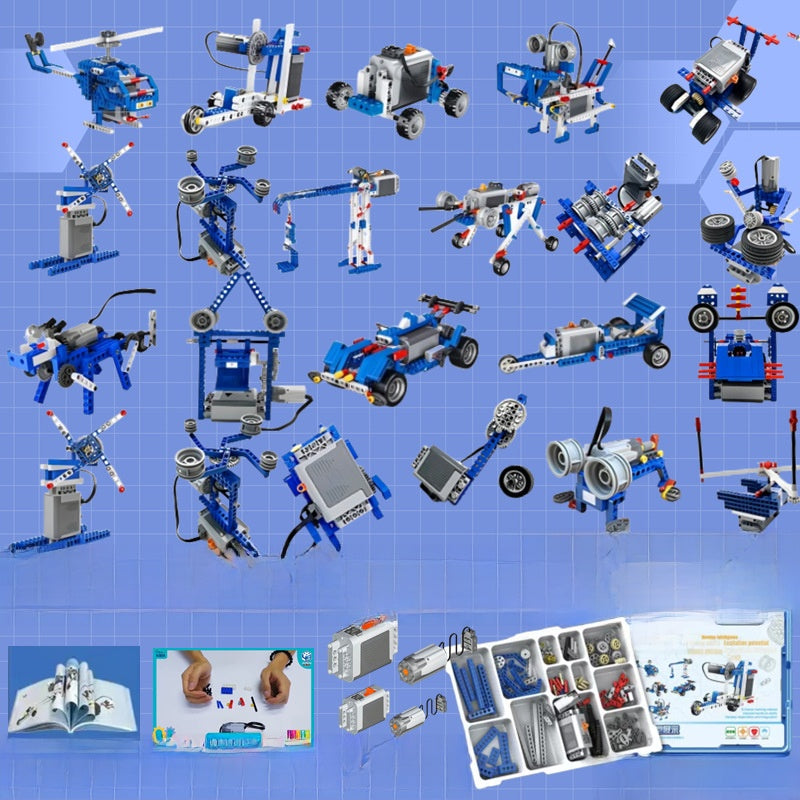 Remote-Controlled Tank Box Building Toy