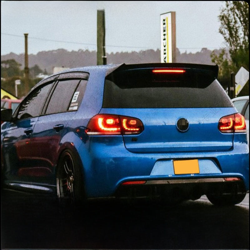 Golf 6 GTI Carbon Pattern Rear Wing