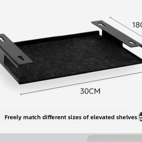 Computer Desktop Storage Pad Elevated